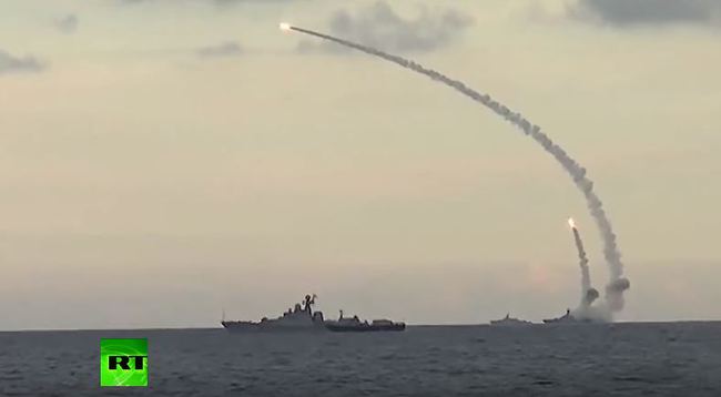 普丁裏海發射巡弋飛彈炸IS 清晰畫面曝光! | 華視新聞