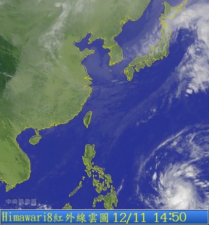 創月月有颱風紀錄 關島南方海面"茉莉"成形 | (翻攝中央氣象局)
