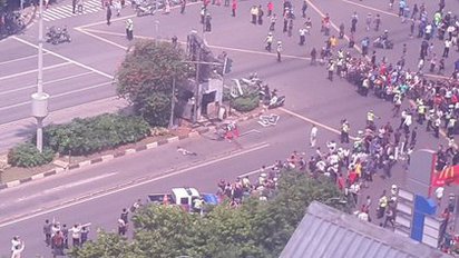 【印尼爆炸案】雅加達市中心6連爆 警槍戰至少3死 | 