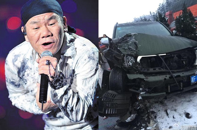 歌手趙傳嚴重車禍 車頭全毀氣囊爆裂 | 華視新聞