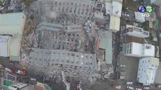 【影片】台南多處大樓倒塌 空拍畫面曝光