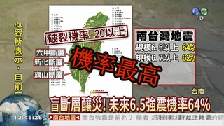 6.4強震重創台南 恐還有更強的!