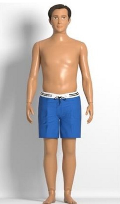 肯尼完美? 現實版男芭比身材長這樣... | 現實版肯尼，身材照全美19歲男性平均身材設計(翻攝網路)