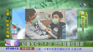 B型流感竄起 病童暴增