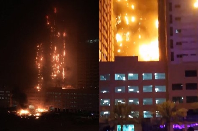 【影片】杜拜2千億摩天大樓大火 居民倉皇逃生 | 華視新聞