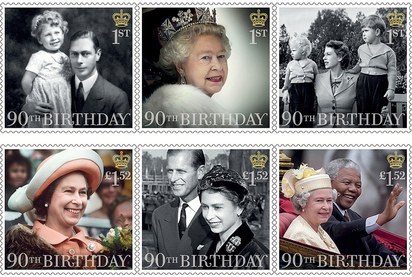 英國皇室四代同堂照曝光 喬治王子超萌燦笑 | 英國皇家郵政推出女王紀念郵票