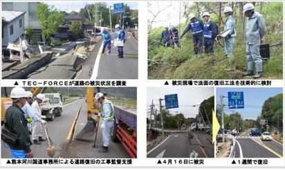 日本熊本強震路毀 7天過去變這樣... | 日本高效率施工，讓台灣網友直說「台灣要好好多學習」