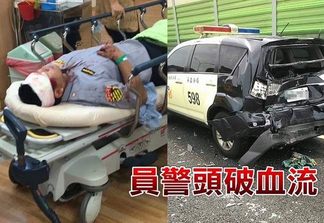 員警處理車禍意外遭撞 頭部縫20多針 | 華視新聞