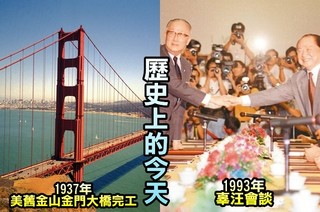 【歷史上的今天】1937年美金門大橋完工/1993年辜汪會談