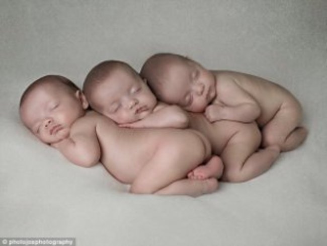 機率2億分之1! 同卵3胞胎超萌誕生 | 華視新聞