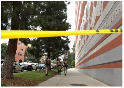 【華視起床號】加州大學洛杉磯分校傳槍擊2死 槍手殺人後自戕 | （UCLA）傳出疑似校園槍擊事件.警方現場拉起封鎖線