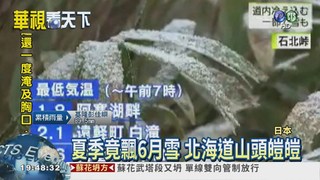 極端氣候突襲 北海道降6月雪