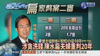 【2010年歷史上的今天】陳水扁涉貪 法院重判20年
