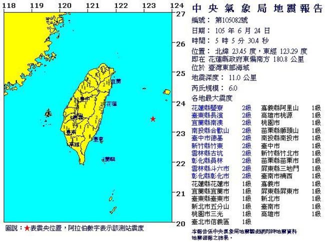 【華視起床號】清晨地牛翻身! 05:05花蓮規模6.0地震 | 華視新聞