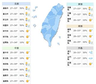 【華視搶先報】高壓籠罩晴朗炎熱 午後防局部大雨