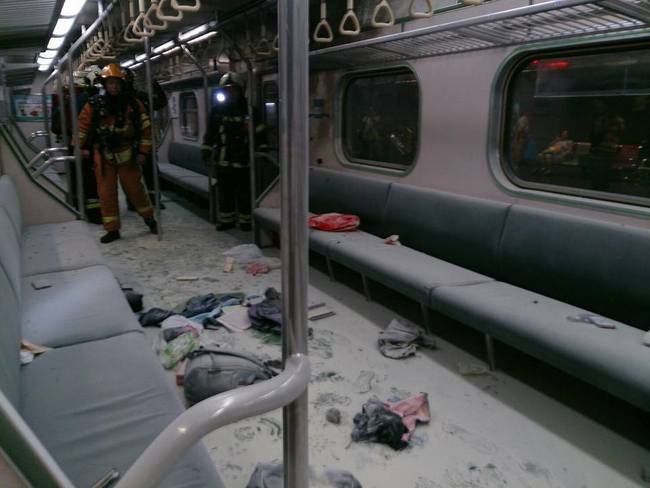 【多圖】松山車站電車爆炸 21人輕重傷送醫 | 華視新聞