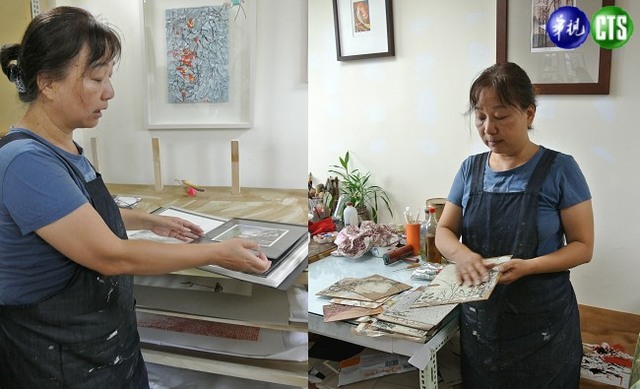 畢業於台藝大書畫藝術學系的創作家劉裕芳，今年暑假還和行政中心合作，教導民眾創作，一人費用300元，上課時間一整天。