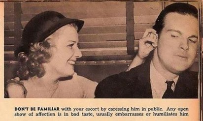 約會要看手冊! 1938年的女人就是如此? | 