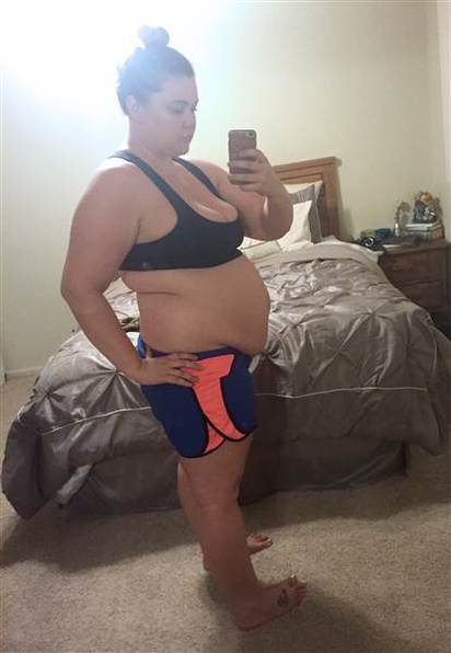 驚人! 她靠著「自拍減肥法」 鏟56公斤 | 原本賈絲汀體重達142公斤