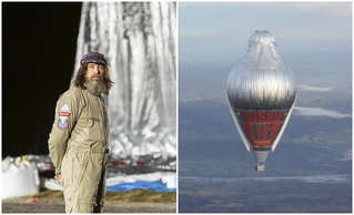 俄國65歲冒險家 坐熱氣球繞地球破紀錄!