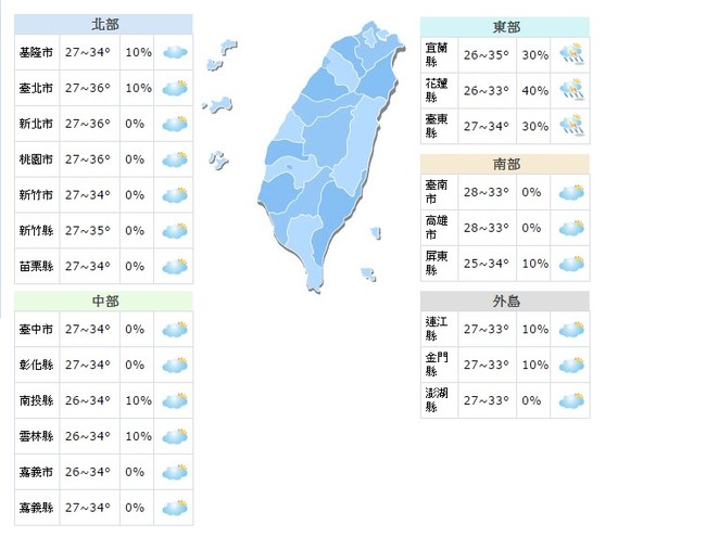 北部高溫上看36度 輕颱奧麥斯直奔日本 | 華視新聞