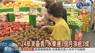 7月CPI年增率1.23% 食物類漲最多