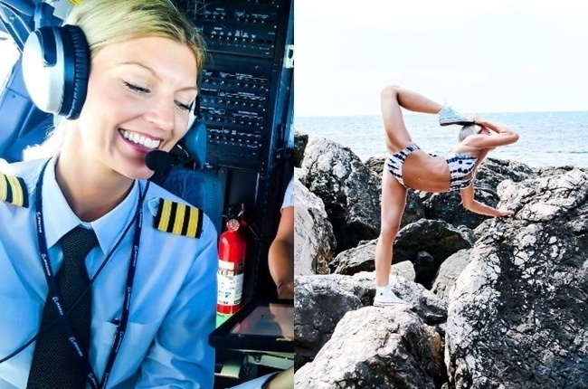 瑞典正妹女機師 驚人比基尼瑜珈照爆紅 | 華視新聞