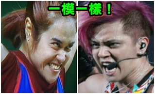 相似度87% 奧運泰國女舉重選手撞臉小豬!