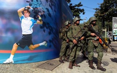 里約奧運添意外 保全誤闖黑幫地盤遭擊斃 | 巴西當局為奧運已出動8萬多名軍警.