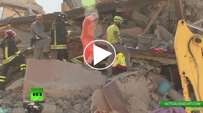 搜救直播! 義大利強震小鎮半毀 已傳13死 | 華視新聞