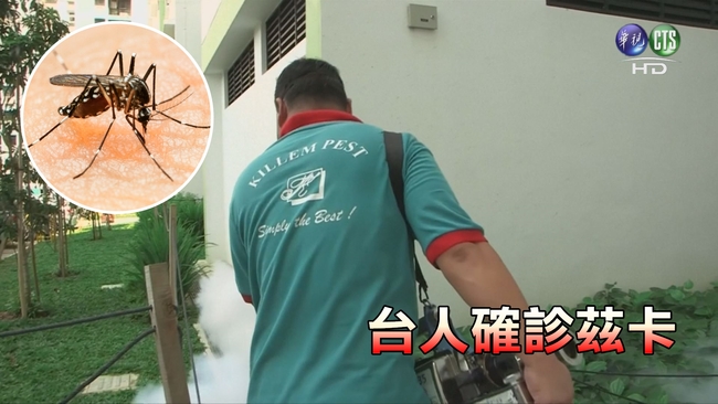 新加坡茲卡延燒 1台灣人確定感染 | 華視新聞
