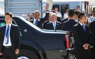 【圖】G20將登場 美總統歐巴馬抵達杭州