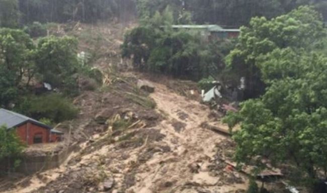 強颱莫蘭蒂襲台 花東發布黃色土石流警戒 | 華視新聞