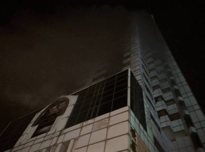 【影】台南永華路大樓火警 百人疏散8人嗆傷 | 