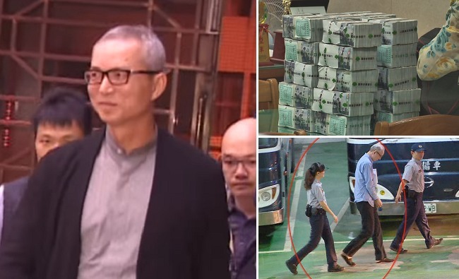 朱國榮4億交保 家屬帶3箱1袋現金赴北院 | 華視新聞