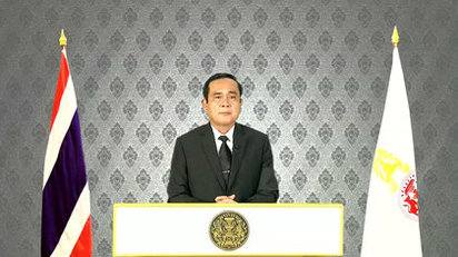 泰國全民守喪一年 遊客千萬要遵守 | 泰國軍政府總理帕拉育宣布全國進入一年守喪期。　路透