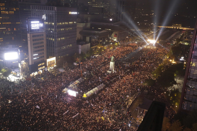 朴槿惠道歉沒用 南韓10萬人上街示威 | 華視新聞