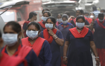 印度德里PM2.5超標90倍! 緊急停課3天 | 美聯社