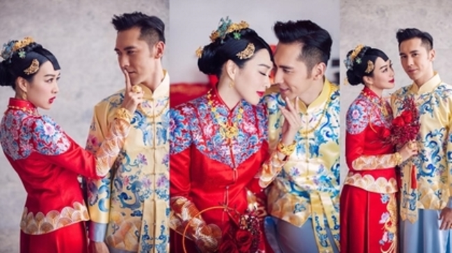 鍾麗緹懷第四胎北京出嫁 套上美人魚婚紗 | 華視新聞