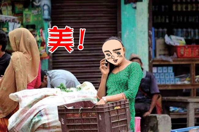 尼泊爾賣菜少女顏值爆表 網友:想娶回家! | 華視新聞