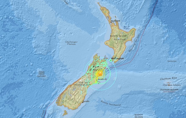 紐西蘭基督城附近規模7.8強震 | 華視新聞