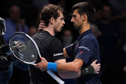ATP年終總決賽 穆雷力克喬克維奇封王 | 穆雷與喬克維奇。