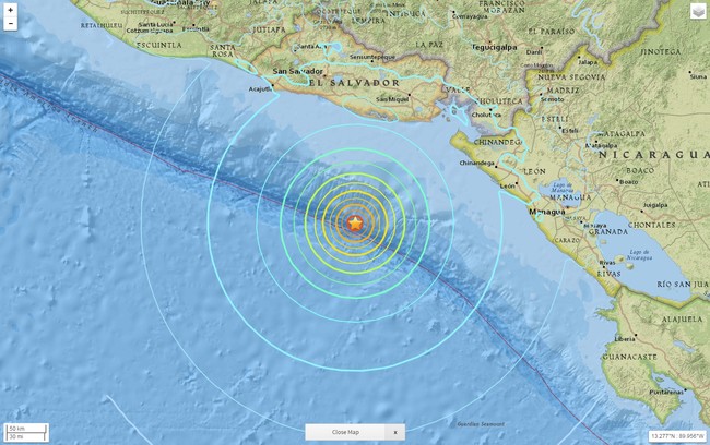 薩爾瓦多地震 規模7震源深度僅10.3公里 | 華視新聞