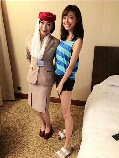 東吳 絕對領域女神 網友暴動「腿有106公分!」 | ▲（ 圖／翻攝自陳侹伃 Instagram）