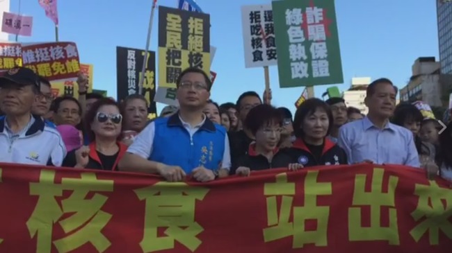 【影】反核食站出來 洪秀柱帶領群眾上街頭 | 華視新聞