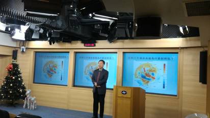 全球均溫將創新高 台灣有機會破紀錄 | 氣象局預報中心主任鄭明典。