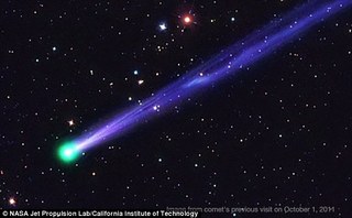 跨年夜02:30記得抬頭! 藍綠色彗星劃過夜空