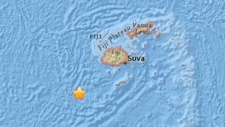 斐濟規模7.2強震 發布海嘯警報