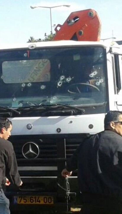 以色列耶路撒冷貨車衝撞軍人 4死15傷 | (翻攝HAARETZ)