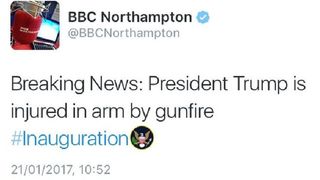 BBC推特帳號發文"川普遭槍殺" 官方稱被駭